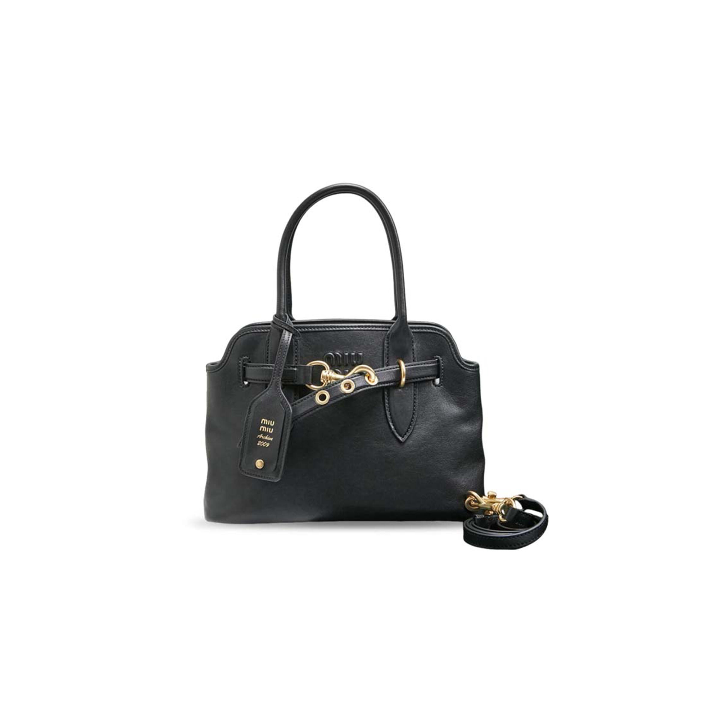 MIU MIU AVENTURE NAPPA LEATHER BAG 5BA292 (30*22*10cm)